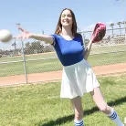 Hazel Moore in 'Batter Up'